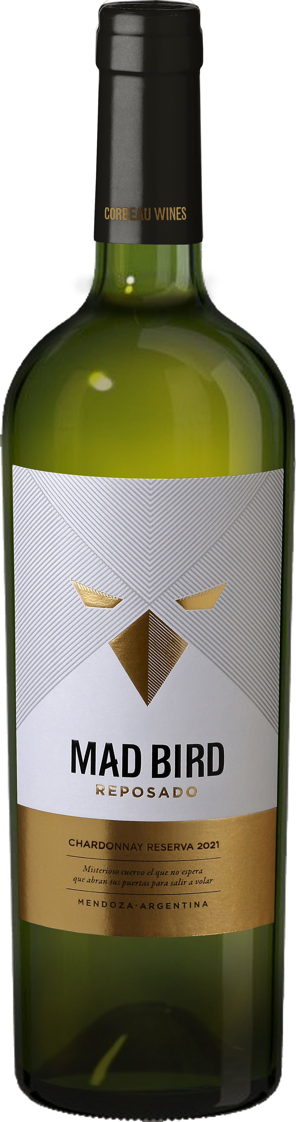Madbird, Reposado Chardonnay 2021 de Corbeau Wines.