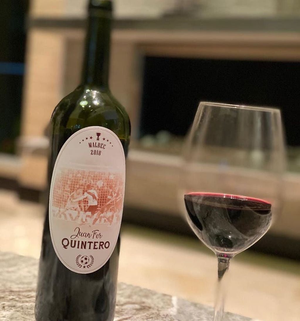Juan Fernando Quintero lanzará su vino inspirado en su gol en Madrid.