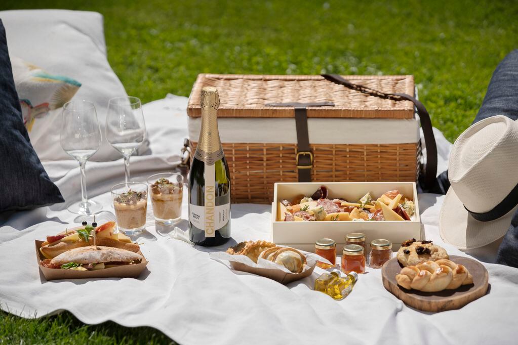 Las picnics en los jardines de Chandon es una de sus propuestas. - Gentileza