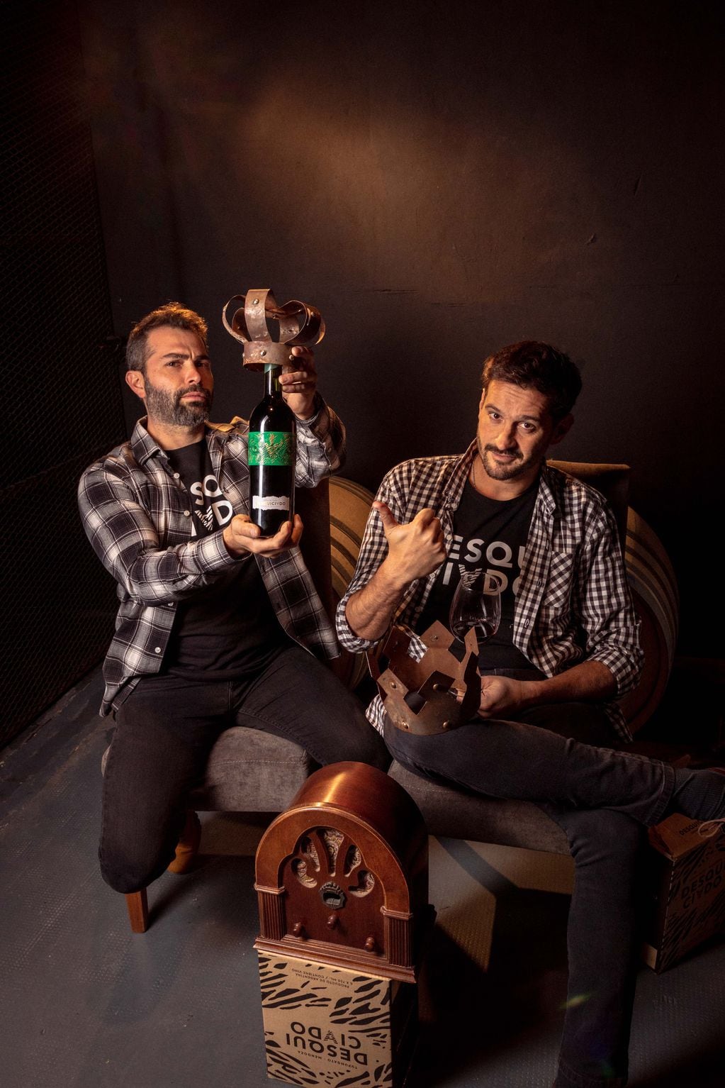 Gonzalo y Martín, los creadores de Desquiciado Wines - Gentileza