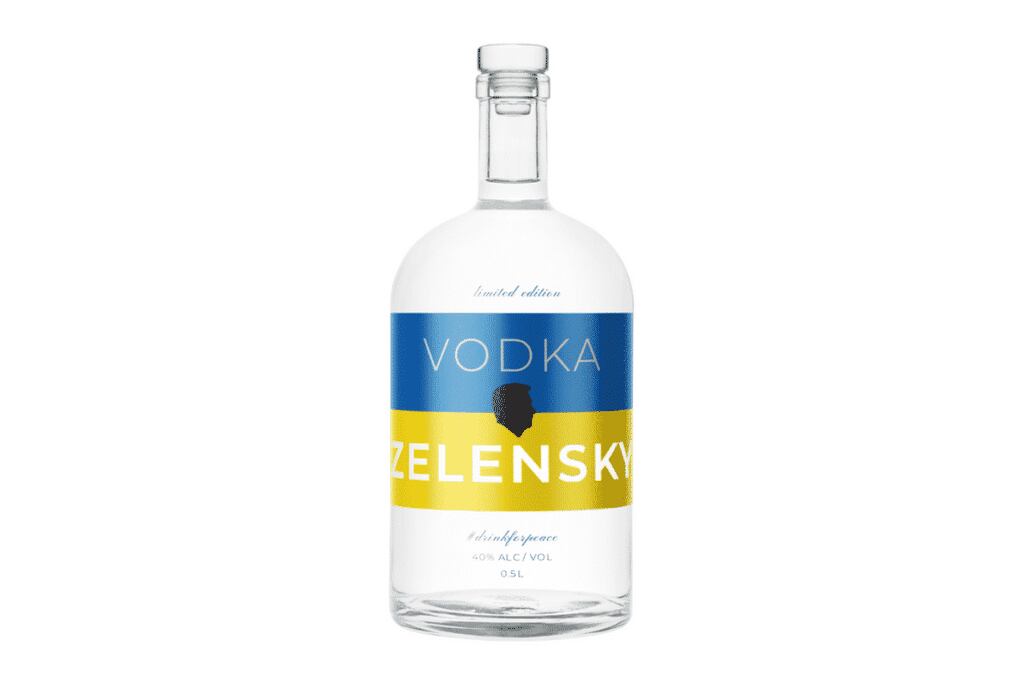 El vodka Zelensky fue creado para recaudar fondos para Ucrania. -Gentileza