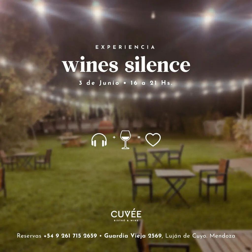 Wines Silence, una propuesta con audículares, música, vino y tapeo.