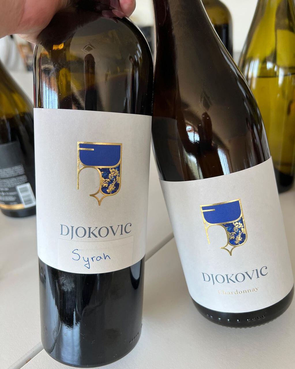 Los vinos de Novak Djokovic provienen de un viñedo de Serbia. - Instagram