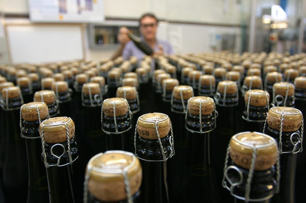 Los vinos espumosos fueron los únicos que crecieron en el mes de julio. - Archivo / Los Andes