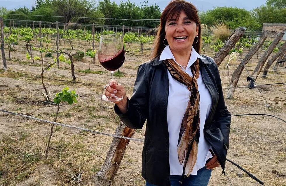 Silvia Gramajo es dueña de bodega Luna de Cuarzo y produce vinos con una fuerte impronta en la naturaleza. -Gentileza.