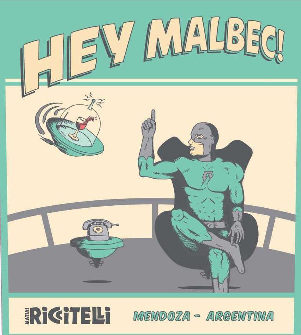
Hey Malbec: una etiqueta ícono de la última década. Vino de Matías Riccitelli.
