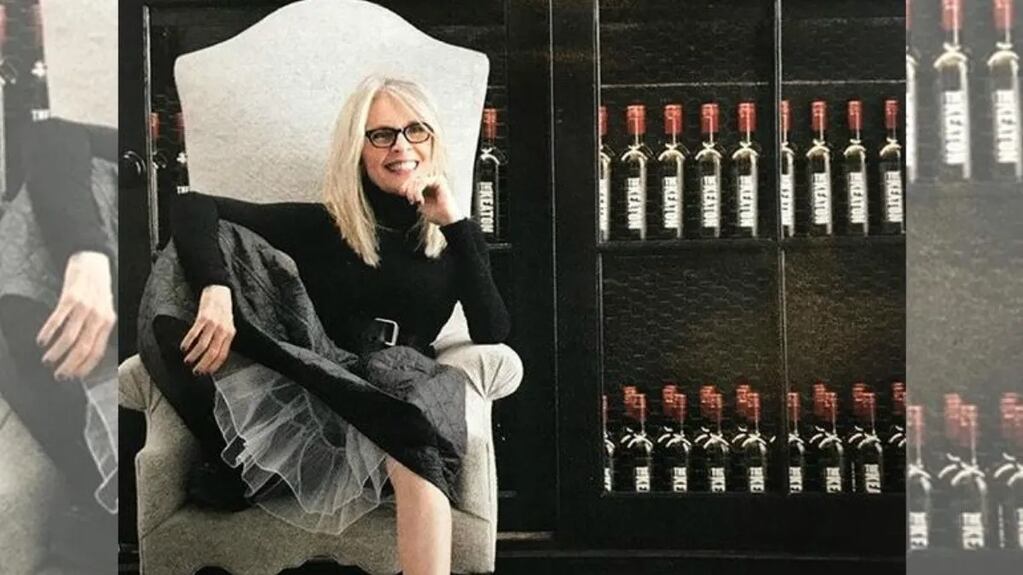 Diane Keton presenta vinos totalmente desprejuiciados. - Instagram
