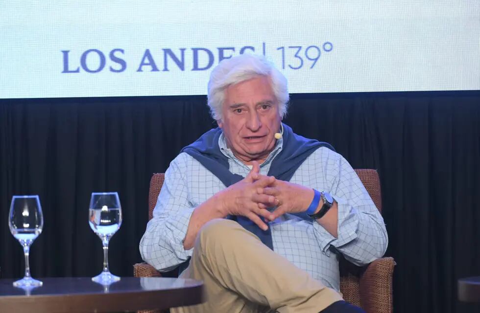 Carlos Tizio, especialista en vitivinicultura y asesor en proyectos vitivinícolas (Ignacio Blanco / Los Andes), en el ciclo Pilares
