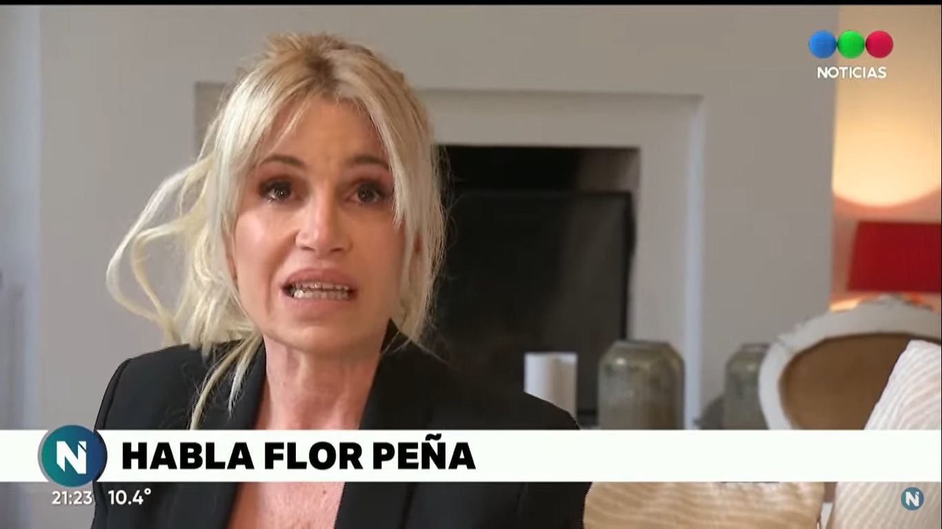 Florencia Peña habló tras su ausencia televisiva.