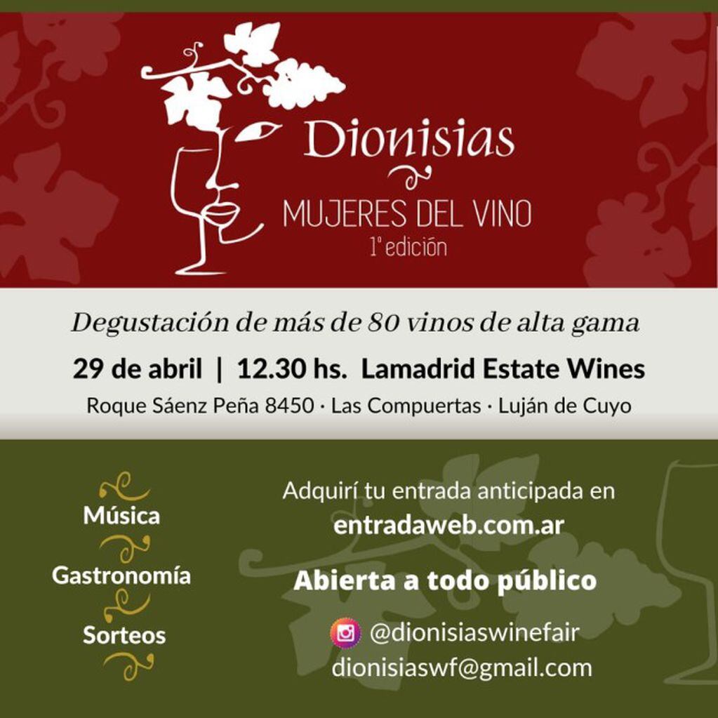 Feria de vino: Dionisias, mujeres en el vino.