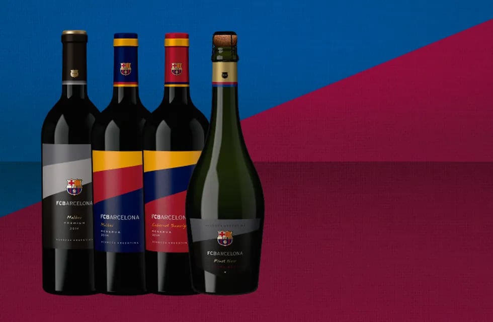 En la línea FC Barcelona se elaboraban 150.000 botellas de los cuatro vinos. - Imagen web