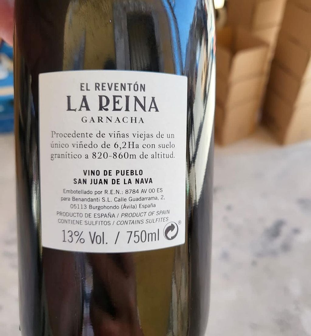 El nuevo vino de Alejandro Vigil en España. - Instagram