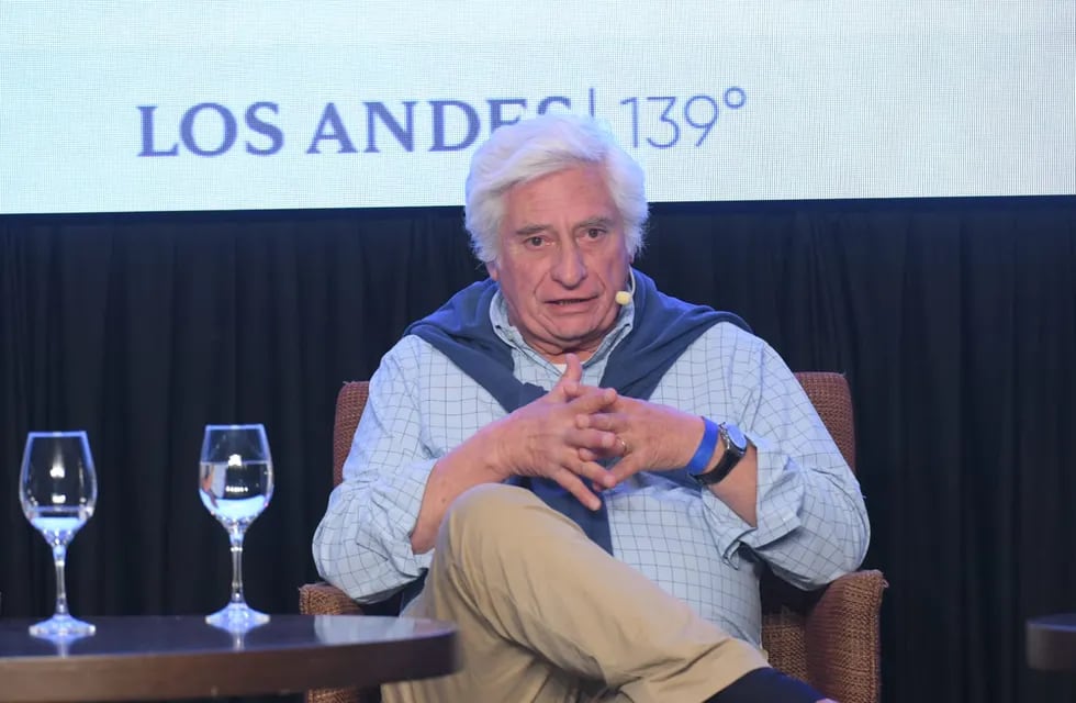 Carlos Tizio, especialista en vitivinicultura y asesor en proyectos vitivinícolas (Ignacio Blanco / Los Andes), en el ciclo Pilares