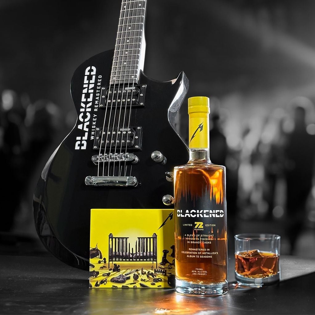 Metallica lanza su nuevo album y lo acompaña un extraordinario whisky.