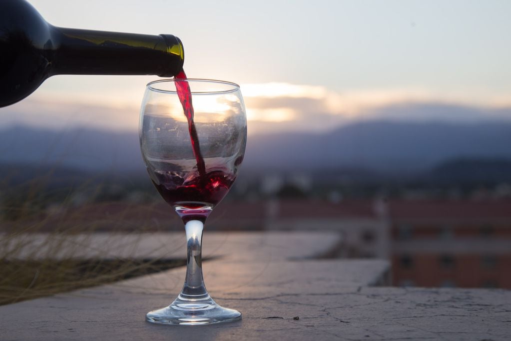 El color rojizo es característico de los vinos elaborados con Malbec