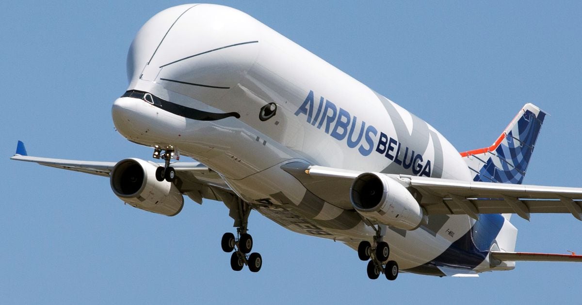 Impresionante Primer Vuelo De Prueba Del Avión Beluga Xl De Airbus