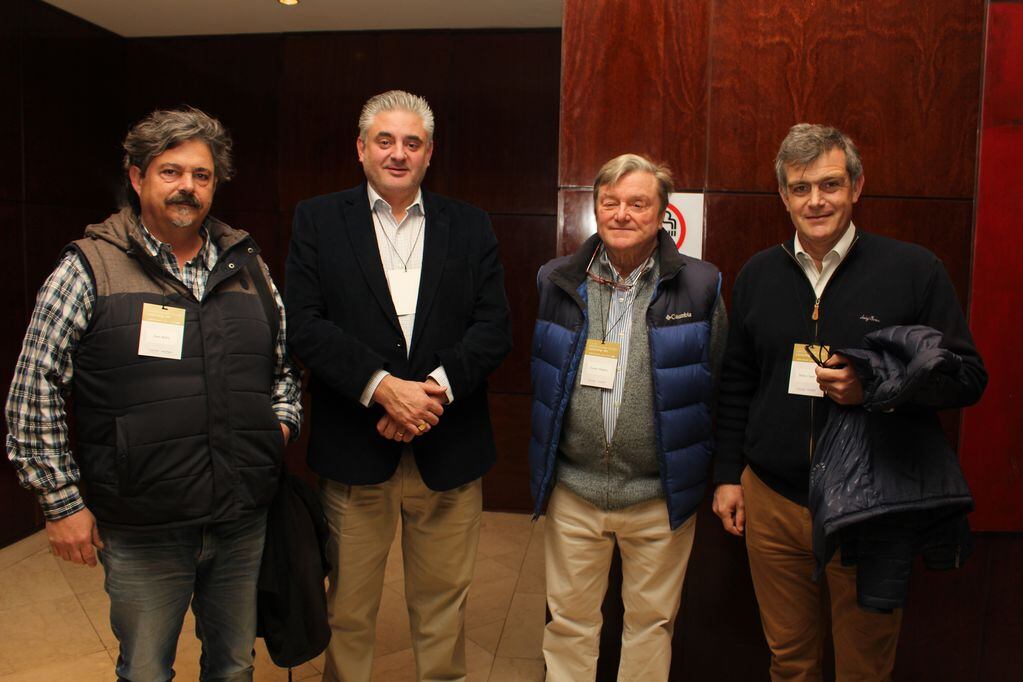 Juan Roby, Silvio Alberto, Tomás Hughes y Pablo Cúneo.