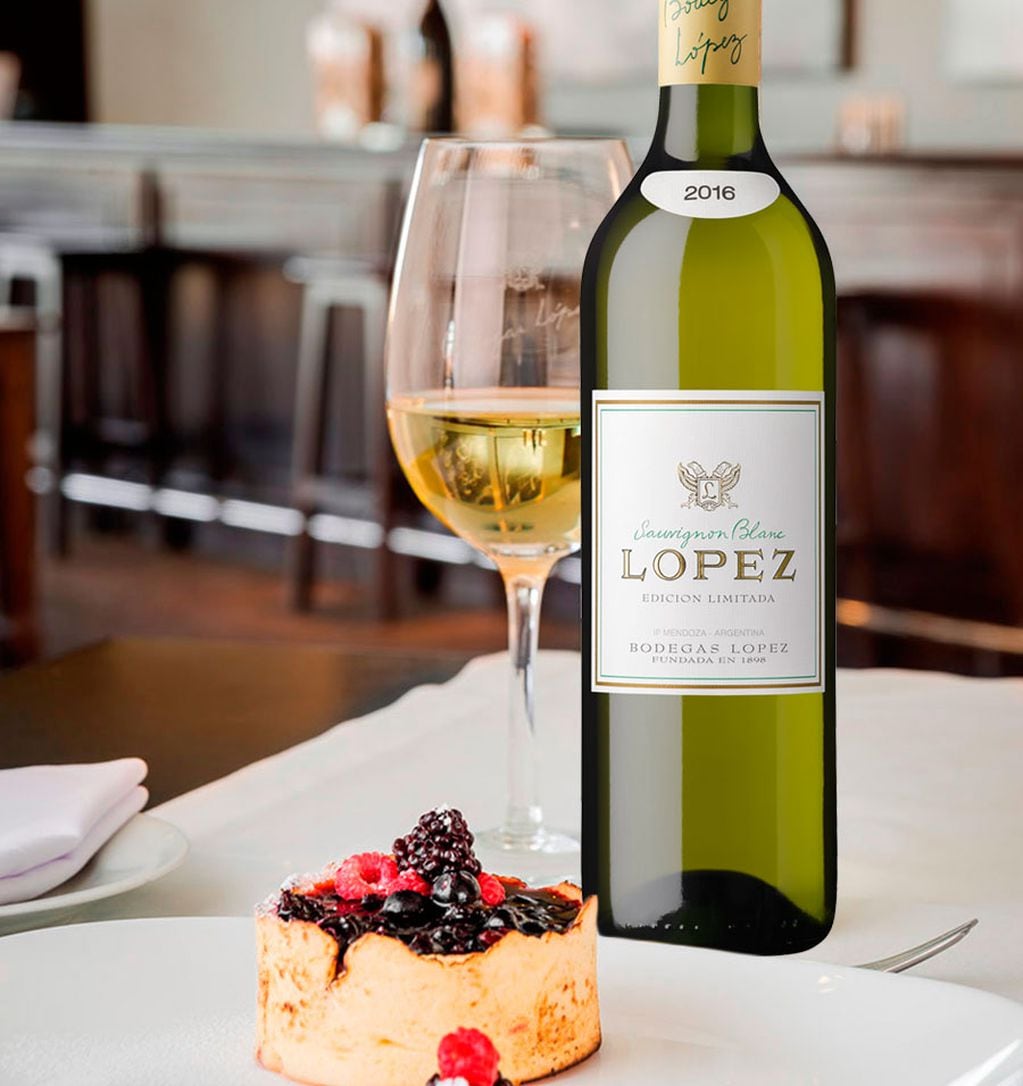 López, el Sauvignon Blanc perfecto para mariscos y pastas con salsas suaves.