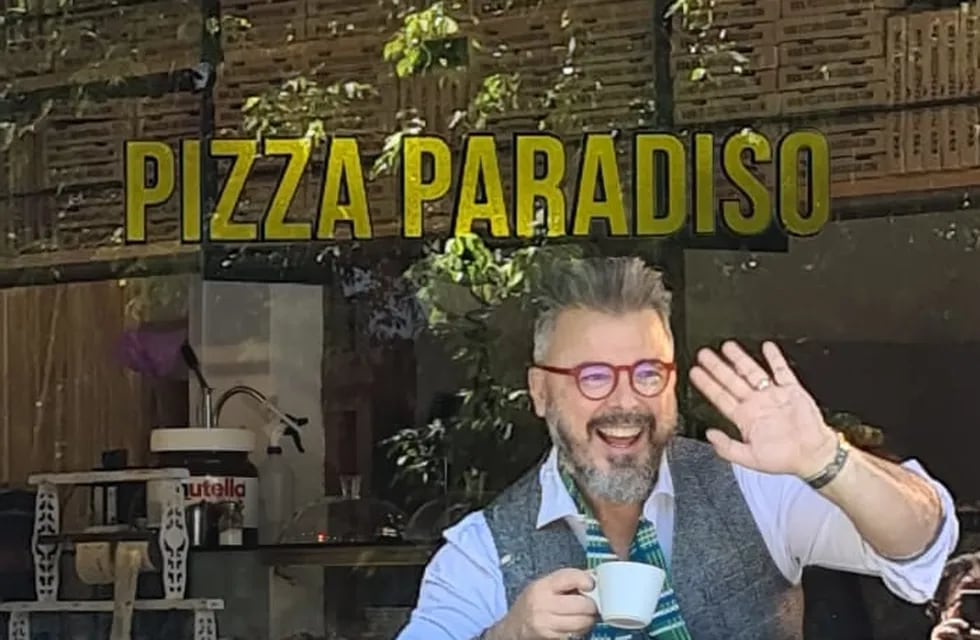 Donato De Santis tendrá una sucursal de Pizza Paradiso en Mendoza y estará en una bodega. - Gentileza
