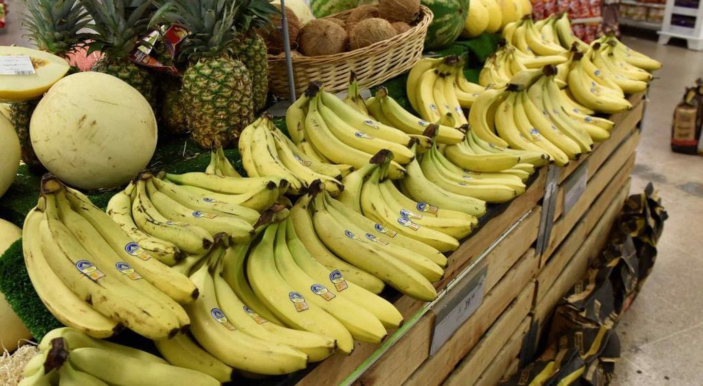 Argentina importa bananas principalmente de Ecuador y Brasil. -Archivo