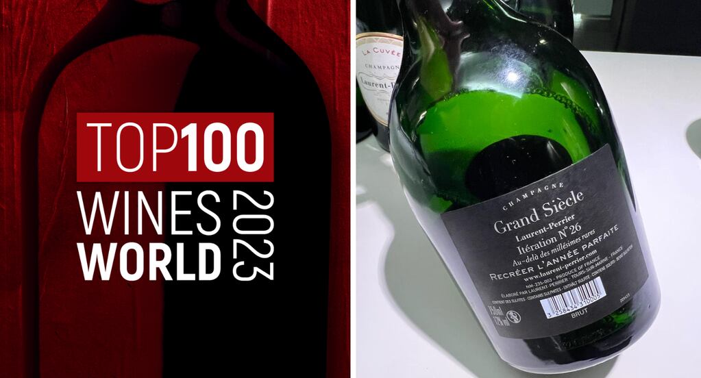 El vino #1 de los 100 mejores vinos del año de JamesSuckling.com.