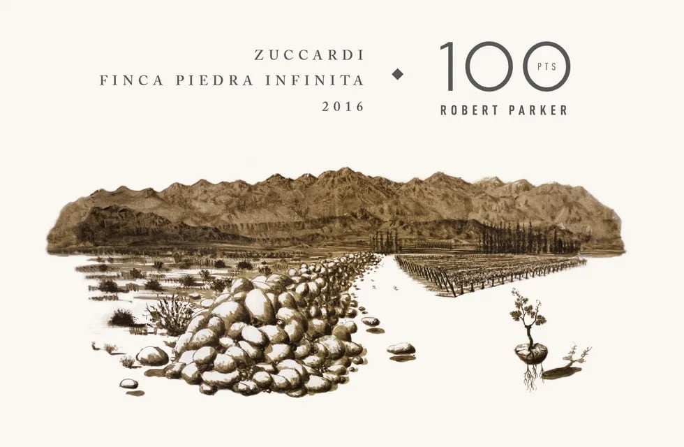 Zuccardi Finca Piedra Infinita 2016, con 100 puntos Parker, ya está en el mercado