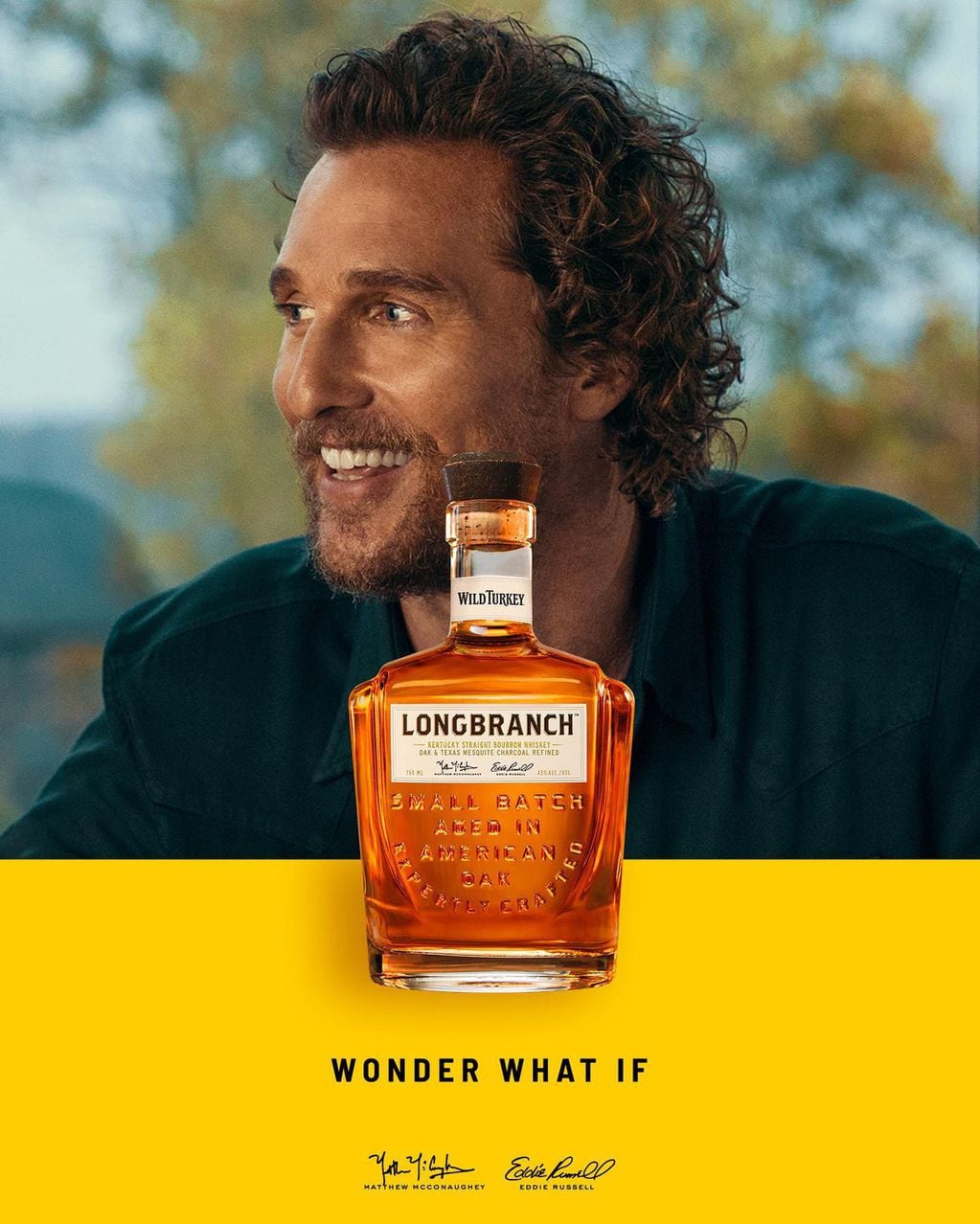Longbranch Bourbon la espirituosa de Matthew McConaughey.