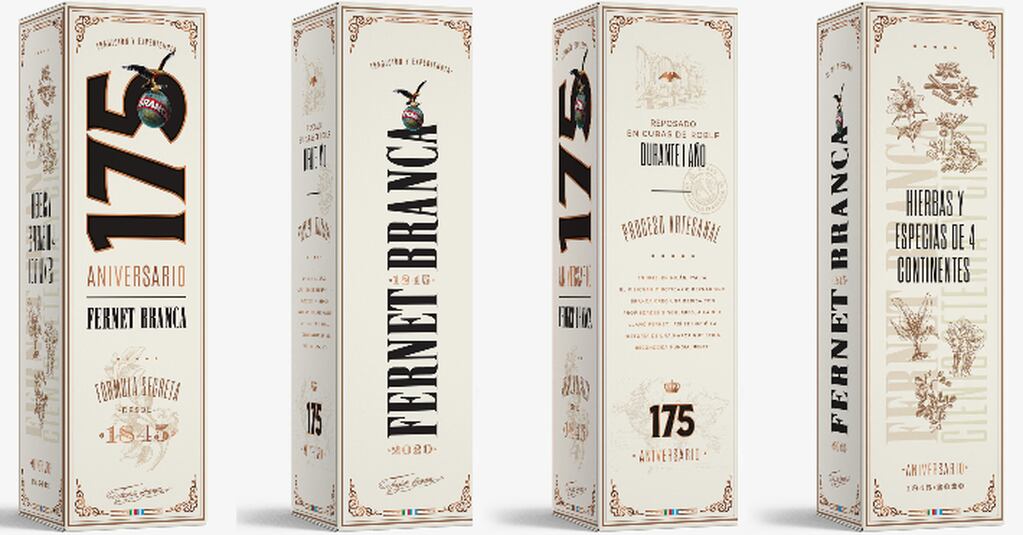 Fernet Branca cumple 175 años y lo celebra con una edición única.