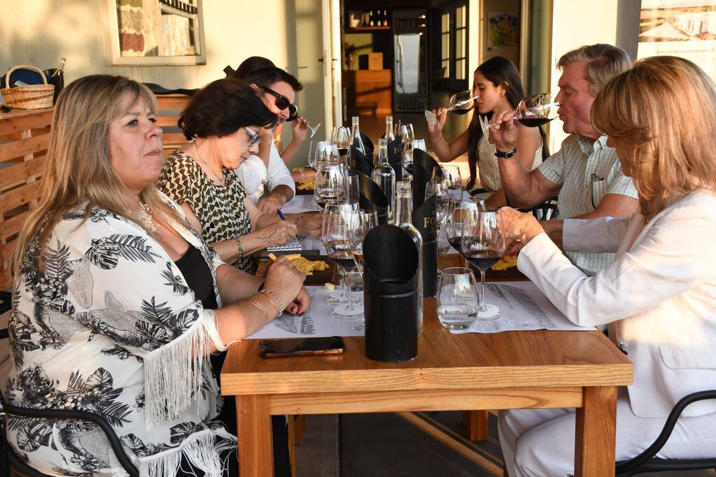 Los vinos presentaron notorias diferencias en la cata. - Foto: Mariana Villa / Los Andes
