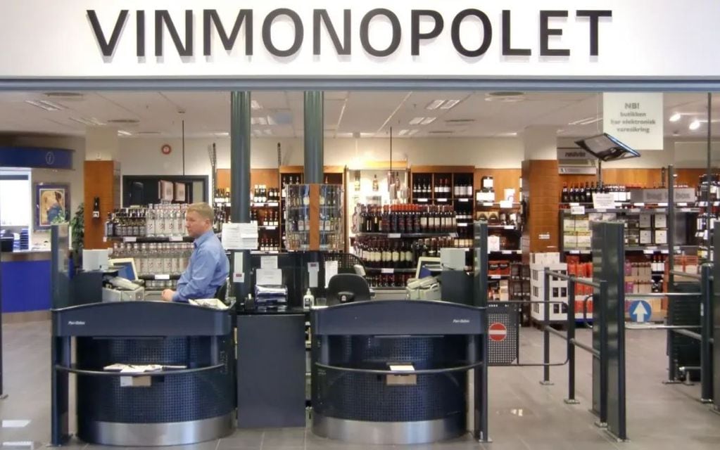 Vinmonopolet, el autoservicio encargado de la venta de alcohol en Noruega.