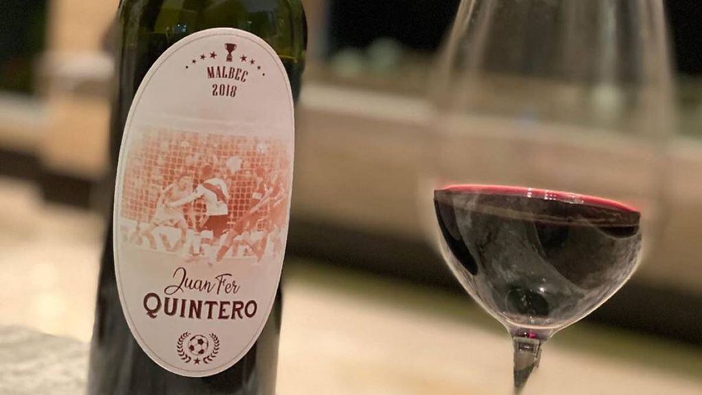 Juanfer Quintero inspiró su vino en la final de la Copa Libertadores en Madrid en el 2018.