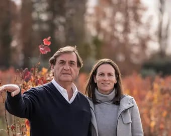 Carlos y Paula Pulenta, padre e hija, unidos por la pasión por el vino