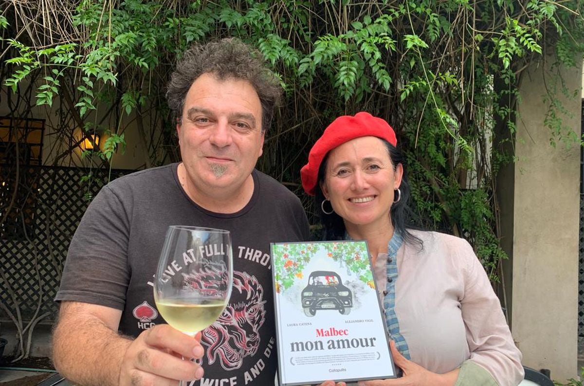 Alejandro Vigil y Laura Catena presentaron su primer libro juntos, "Malbec mon  amour". - Los Andes