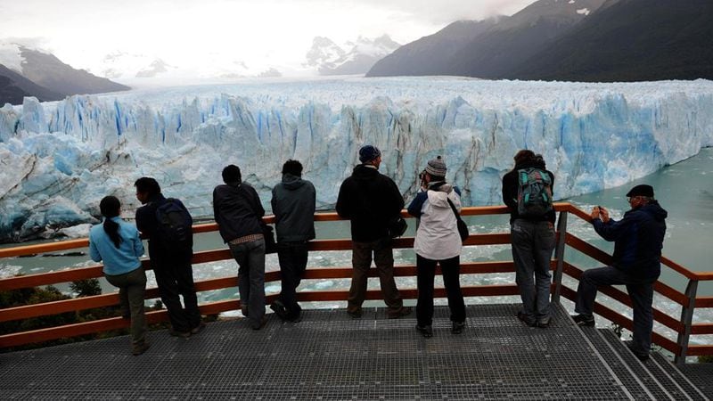 Video Asi Fue El Impresionante Desprendimiento De Un Bloque De Hielo En El Glaciar Perito Moreno Por Las Redes