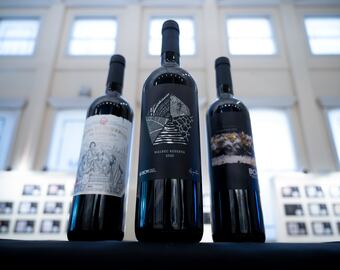 Las tres mejores etiquetas de esta edición del concurso. - Getileza