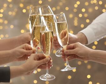 Para el momento del brindis los vinos espumosos son un infaltable.