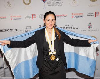 La argentina llegó a la instancia de semifinal en el Mundial de Sommerliers - Gentileza