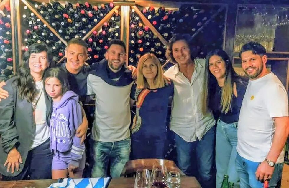 Lionel Messi eligió un vino mendocino para acompañar su cena en Don Julio. - Foto: Instagram