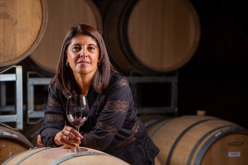 La enóloga de Antigal Winery & States, Miriam Gómez.