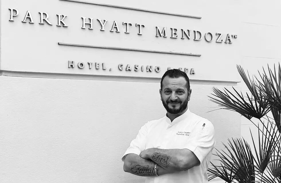 Franco Canzano, Chef Ejecutivo que asume la dirección de la cocina de Park Hyatt Mendoza.